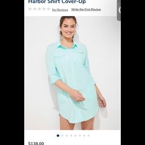 Vineyard vines harbor shirt cover up *PINK*